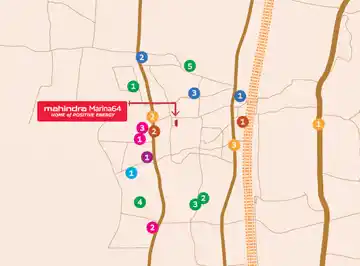 Mahindra Marina 64 location map image